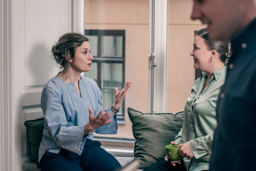 Carin Ewald & Frida Jädersten i samtal. Intenco HR-konsult